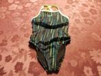 (18)- maillot fille t.128 noir jaune - nabaiji -, Nabaiji, Meisje, Sport- of Zwemkleding, Ophalen of Verzenden