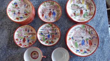 Service à thé Kutani - Japon - 47 pièces beschikbaar voor biedingen