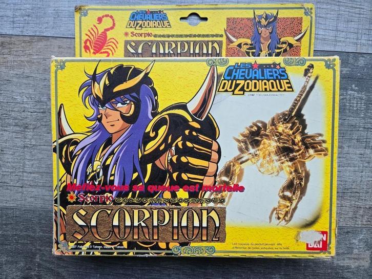 Chevalier du Zodiaque - figurine du Scorpion - 1987, Verzamelen, Beelden en Beeldjes, Gebruikt, Overige typen, Ophalen