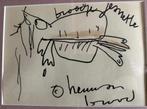 Herman Brood  Broodje   Stift Tekening op papier  Gesigneerd, Antiek en Kunst, Ophalen