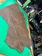 Bruin Patina-vintage stug halve huid 1.4 mm dik A-487, Hobby en Vrije tijd, Ophalen of Verzenden, Zo goed als nieuw, Bruin