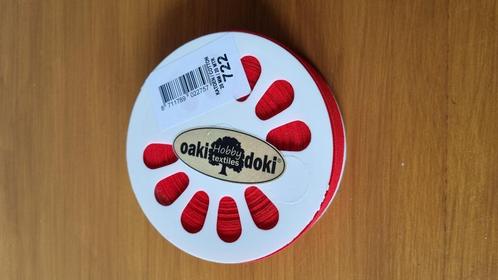 Biaisband katoen rood 20mm, Hobby en Vrije tijd, Naaien en Fournituren, Nieuw, Lint, Band of Elastiek, Ophalen of Verzenden