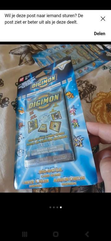 Booster Digomon Booster 1999 Bandai, Enlèvement ou Envoi, Comme neuf