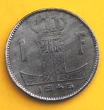 1946 1 franc NL-FR Léopold 3, Postzegels en Munten, Verzenden, Metaal, Losse munt