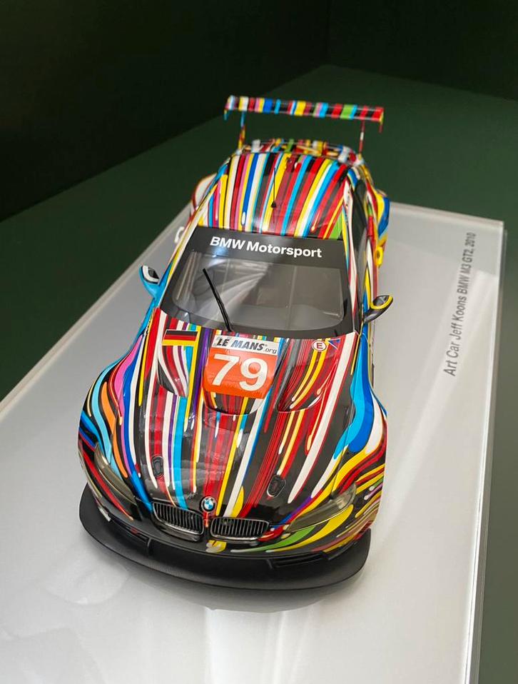 BMW Art Car Jeff Koons, mei 2010, Hobby & Loisirs créatifs, Voitures miniatures | 1:18, Voiture, Enlèvement