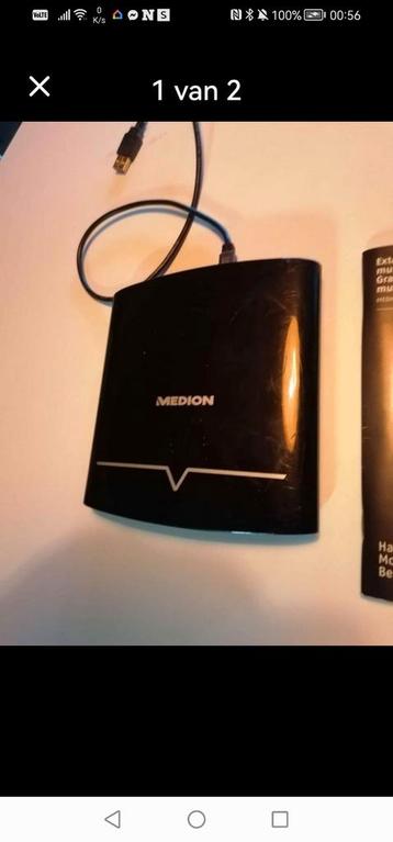 Medion externe dvd en cd brander, Enlèvement ou Envoi, Comme neuf