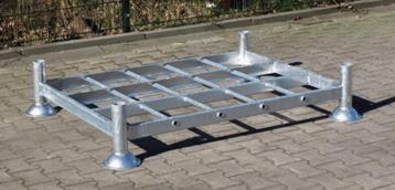 (5x) stapelrack - stapelrek - mobiele rack (incl rongen)