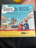 Cours de russe sur disques vinyles 1960, CD & DVD, Enlèvement, Utilisé, 10 pouces