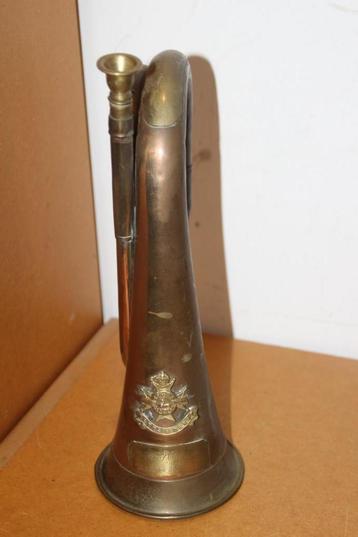 GB WW1 Bugle "Sherwood Foresters"