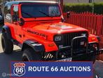 Jeep Wrangler YJ 2.5 | 1990 | Route 66 Auctions, Auto's, Jeep, Zwart, Bedrijf, Handgeschakeld