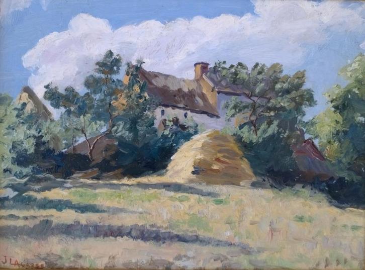 LAGASSE Joseph (1878-1962). Luikse school., Antiek en Kunst, Kunst | Schilderijen | Klassiek, Ophalen of Verzenden