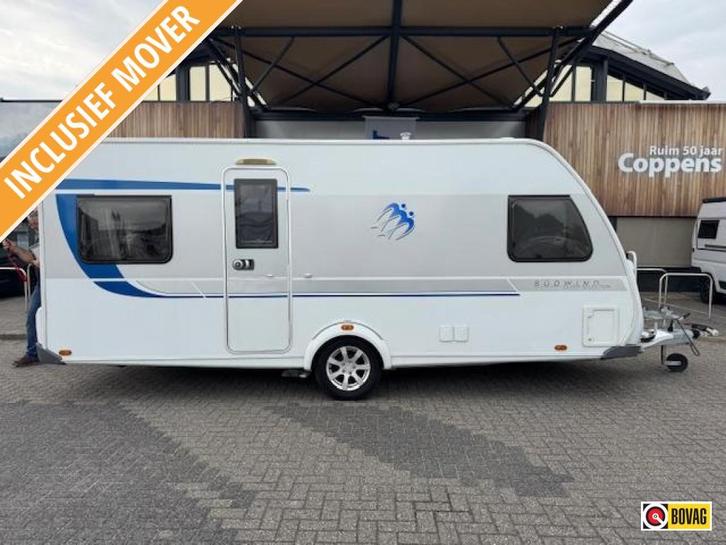 Knaus Sudwind 500 FU 2017 MOVER + VOORTENT!, Caravans en Kamperen, Caravans, tot en met 4, 1000 - 1250 kg, Rondzit, Knaus, 2 aparte bedden