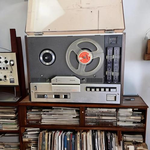 vintage bandrecorder PHILIPS N441 HIFI : niet werkend, Audio, Tv en Foto, Bandrecorder, Bandrecorder, Ophalen of Verzenden