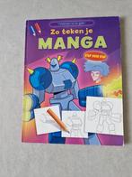 Zo teken je manga stap voor stap, Ophalen of Verzenden, Boek of Gids