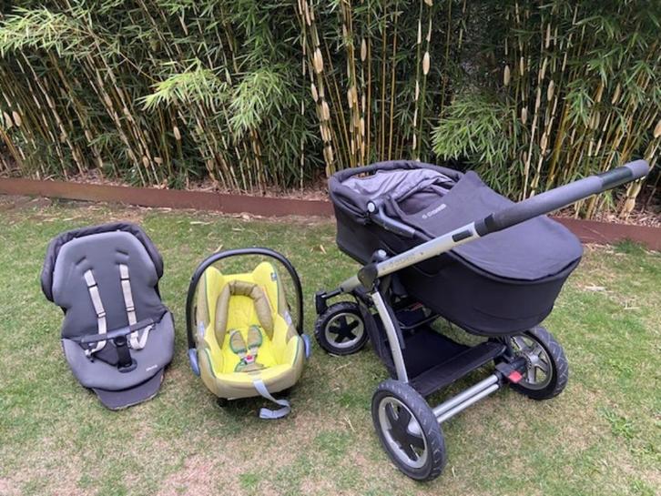 Maxi Cosi Mura 3 in 1, Kinderen en Baby's, Kinderwagens en Combinaties, Gebruikt, Kinderwagen, Maxi-Cosi, Luchtbanden, Met autostoeltje