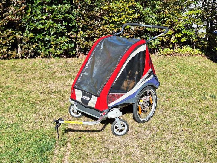 Fietskar Thule Chariot Captain XL - 2 kinderen, Fietsen en Brommers, Fietsaccessoires | Aanhangwagens en Karren, Gebruikt, Kinderkar
