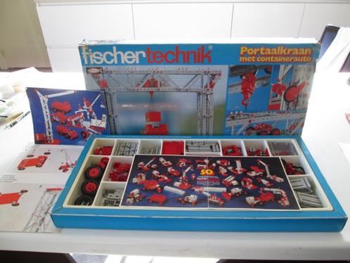 Vintage ,Fischertechnik  nr. 2304184 West Germany ; portaalk, Kinderen en Baby's, Speelgoed | Educatief en Creatief, Zo goed als nieuw