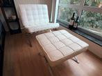 Barcelona Chair met voetenbank, Huis en Inrichting, Ophalen, Zo goed als nieuw, 75 tot 100 cm, Modern
