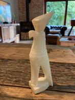 Antique Egyptian Hand Carved Soap Stone Horus Falcon, Antiek en Kunst, Kunst | Beelden en Houtsnijwerken, Ophalen of Verzenden