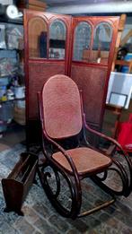 Rocking Chair & Paravent, Huis en Inrichting, Ophalen, Riet of Rotan, Gebruikt, 100 tot 125 cm