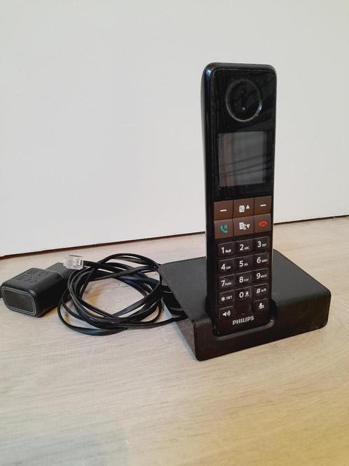 Téléphone fixe Philips D460 sans fil, Télécoms, Téléphones fixes | Combinés & sans fil, Comme neuf, 1 combiné, Enlèvement