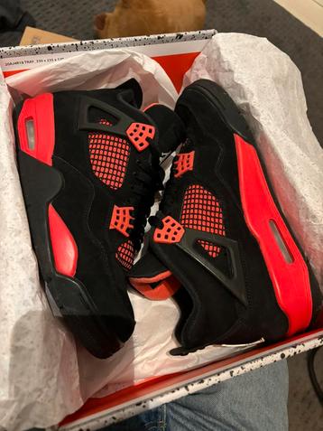 Jordan 4 red thunder, zijn echte, maat 42,5, Ophalen, Nieuw