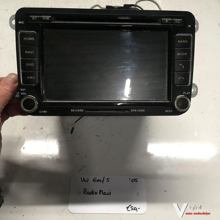 Vw Golf 5 2.0 tdi automaat  2005  Radio navigatie, Autos : Divers, Navigation de voiture, Utilisé, Enlèvement ou Envoi