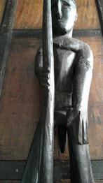 HOUTEN BEELD PAPOEA, Antiek en Kunst, Kunst | Beelden en Houtsnijwerken, Ophalen