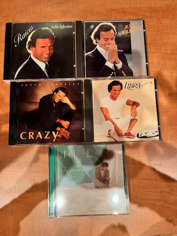 CDs Julio Iglesias 5 stuks 