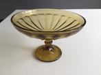Art deco Schaal op voet glas Scailmont, Antiek en Kunst, Ophalen of Verzenden