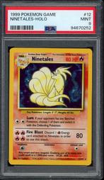 Ninetales Holo PSA 9 - 12/102 - Base Set 1999, Verzenden, Zo goed als nieuw, Losse kaart, Foil