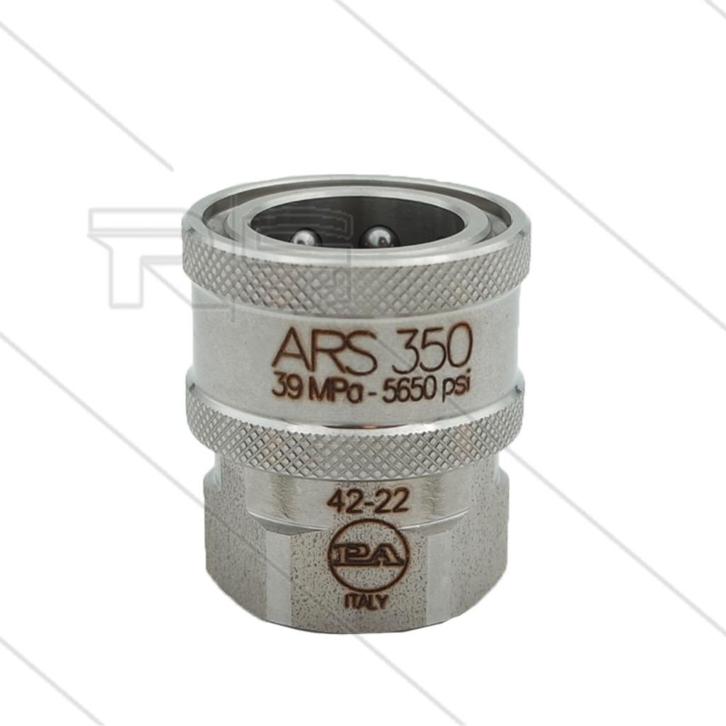 RVS Snelkoppeling 350 Bar voor Hogedruk 90ÂC, Autos : Divers, Autos divers Autre, Envoi