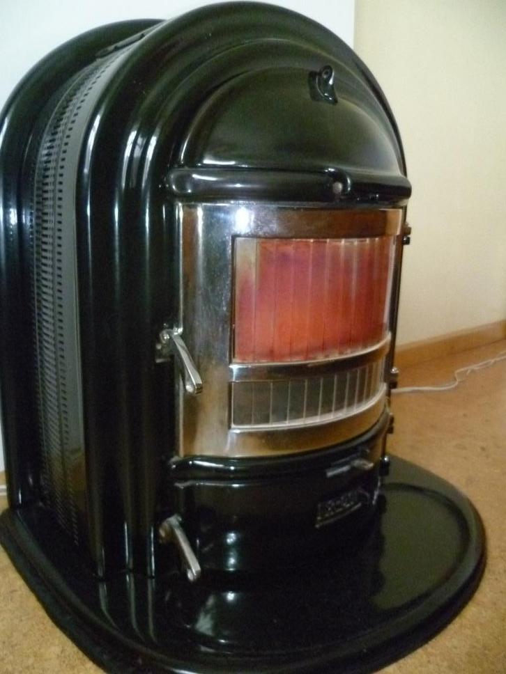 Schitterende kolenkachel Fobrux, Huis en Inrichting, Kachels, Gebruikt, Kolenkachel, Overige brandstoffen, Ophalen