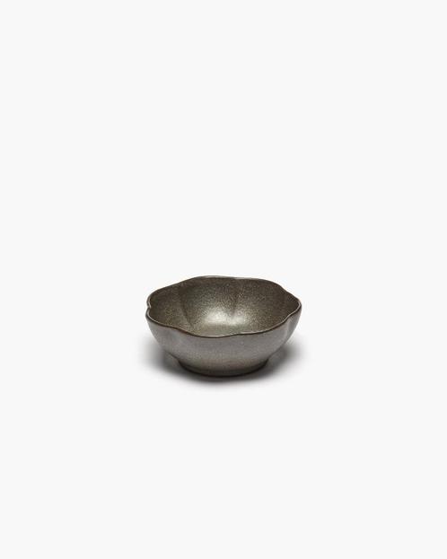 Serax Inku – Bowl Ribbed L Groen, Huis en Inrichting, Keuken | Servies, Nieuw, Kom(men), Ophalen