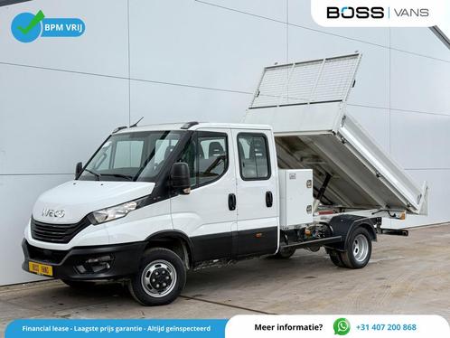 Iveco Daily 35C16 3.0 Dubbele Cabine Kipper Dubbellucht Airc, Auto's, Bestelwagens en Lichte vracht, Bedrijf, Te koop, ABS, Airconditioning