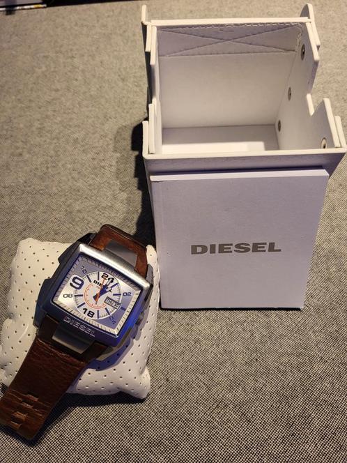Diesel horloge heren, Handtassen en Accessoires, Horloges | Heren, Zo goed als nieuw, Ophalen