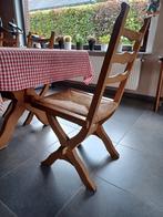 6 stoelen voor eetkamer, Huis en Inrichting, Ophalen, Gebruikt, Bruin, Riet of Rotan