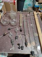 Lot oud labo glas, Antiek en Kunst, Ophalen