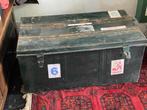 Vintage metalen koffer, Antiek en Kunst, Curiosa en Brocante, Ophalen