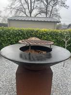 Vuurschaal bbq, Tuin en Terras, Houtskoolbarbecues, Ophalen, Zo goed als nieuw, Zie foto, Met accessoires