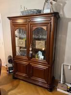 Vitrine kast antiek, vintage, Huis en Inrichting, Ophalen, Zo goed als nieuw