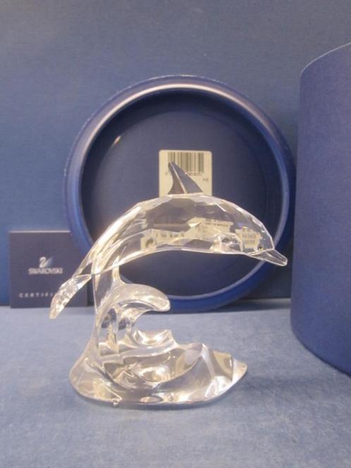 Swarovski Dolfijn op golf, Verzamelen, Swarovski, Nieuw, Figuurtje, Ophalen of Verzenden