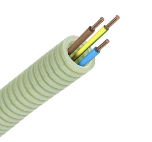 Electriciteitskabel Groen Flex Ø16mm VOB 3g2,5mm2 LSOH-CPR, Doe-het-zelf en Bouw, Elektriciteit en Kabels, Nieuw, Kabel of Snoer