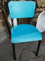 Retro schoolstoel, Huis en Inrichting, Ophalen, Zo goed als nieuw