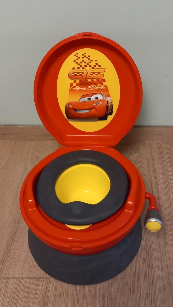 Entraîneur de toilettes 3 en 1 Cars, pot, Enfants & Bébés, Bains & Soins, Utilisé, Enlèvement
