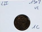 1 cent 1907 vlaams, Ophalen of Verzenden, Metaal, Losse munt