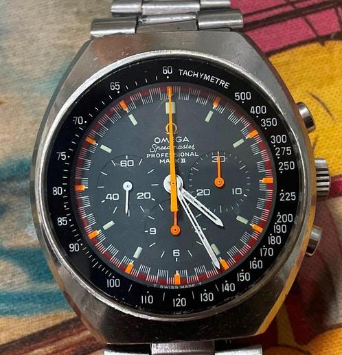 Omega Speedmaster Professional Racing Mark II horloge, Handtassen en Accessoires, Horloges | Heren, Gebruikt, Polshorloge, Omega
