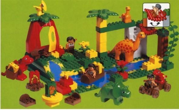 Lego duplo: Dino world set  nr 2604(CI), Kinderen en Baby's, Speelgoed | Duplo en Lego, Zo goed als nieuw, Duplo, Ophalen of Verzenden