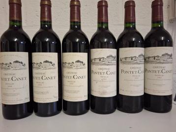 12 bouteilles de Grand cru Classé de Bordeaux beschikbaar voor biedingen