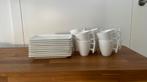 Koffiekopjes met schoteltje 10 stuks - merk: Yong, Ophalen, Zo goed als nieuw
